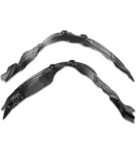 TRQ Front Left Inner Fender Liner Black For 2009-2020 Dodge