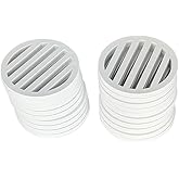 REVA POOL RV65120WX1 Heavy-Duty Plastic Drain Cover, 3-3/16" Diameter, 1/4" Thickness | Direct Replacement for V65-120 | Dura