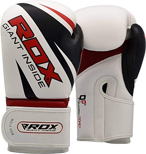 RDX Boxing Pads and Gloves Set | Hook and Jab Target Focus Mitts with Punching Gloves | Hand Pads for Muay Thai, Kickboxing, MMA, Martial Arts, Karate Training | Coaching Padded Strike Shield