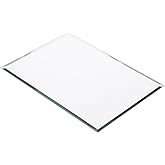 Plymor 5 x 7 inch Rectangle, 3mm Thick, Beveled Glass Mirror | Table display, centerpieces, mosaics, crafts &amp; DIY; highly reflective silvered glass