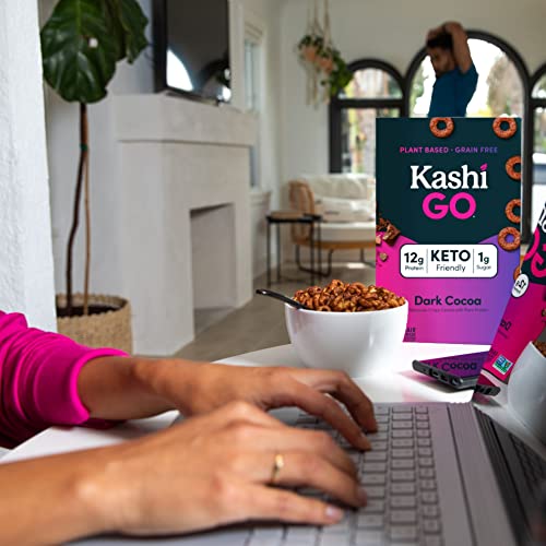 Kashi GO Breakfast Cereal, Vegan Protein, Keto Friendly Cereal, Dark
