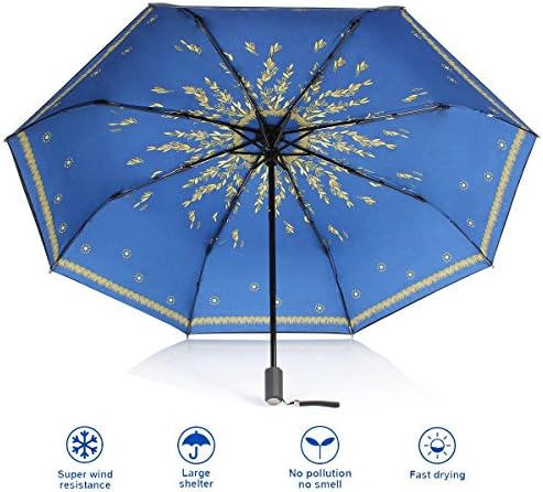 Travel Umbrella, Small Folding Umbrella, Compact with Lightweight in Gifts Boxed for Women