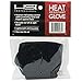 HSI Professional Heat Resistant Glove for Curling and flat iron. Black and red