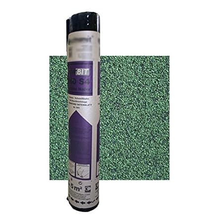 Schweißbahn V60 S4 beschiefert GRÜN 5 m² Rolle NEU Bitumenbahn Dachbahn Schweissbahn