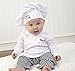 Baby Aspen Baby Chef 3 Piece Layette in Culinary Gift Box, White, 0-6 Months