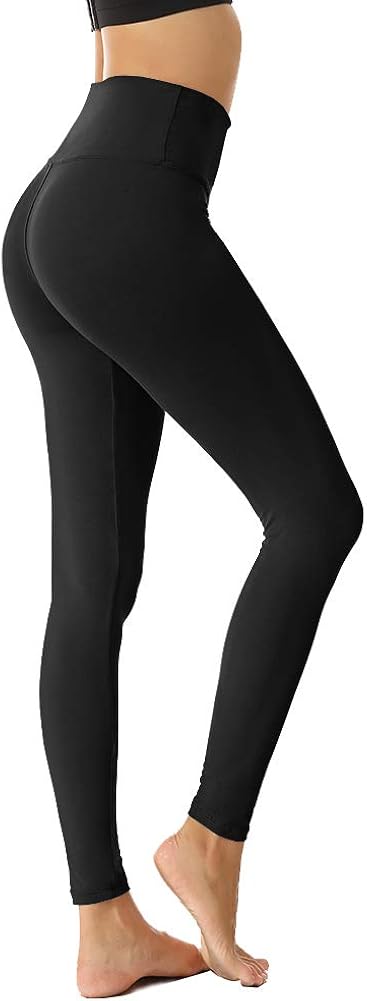 ZOOSIXX High Waisted Leggings for Women - Soft Slim Tummy Control Printed Pants for Workout Yoga Running : Clothing