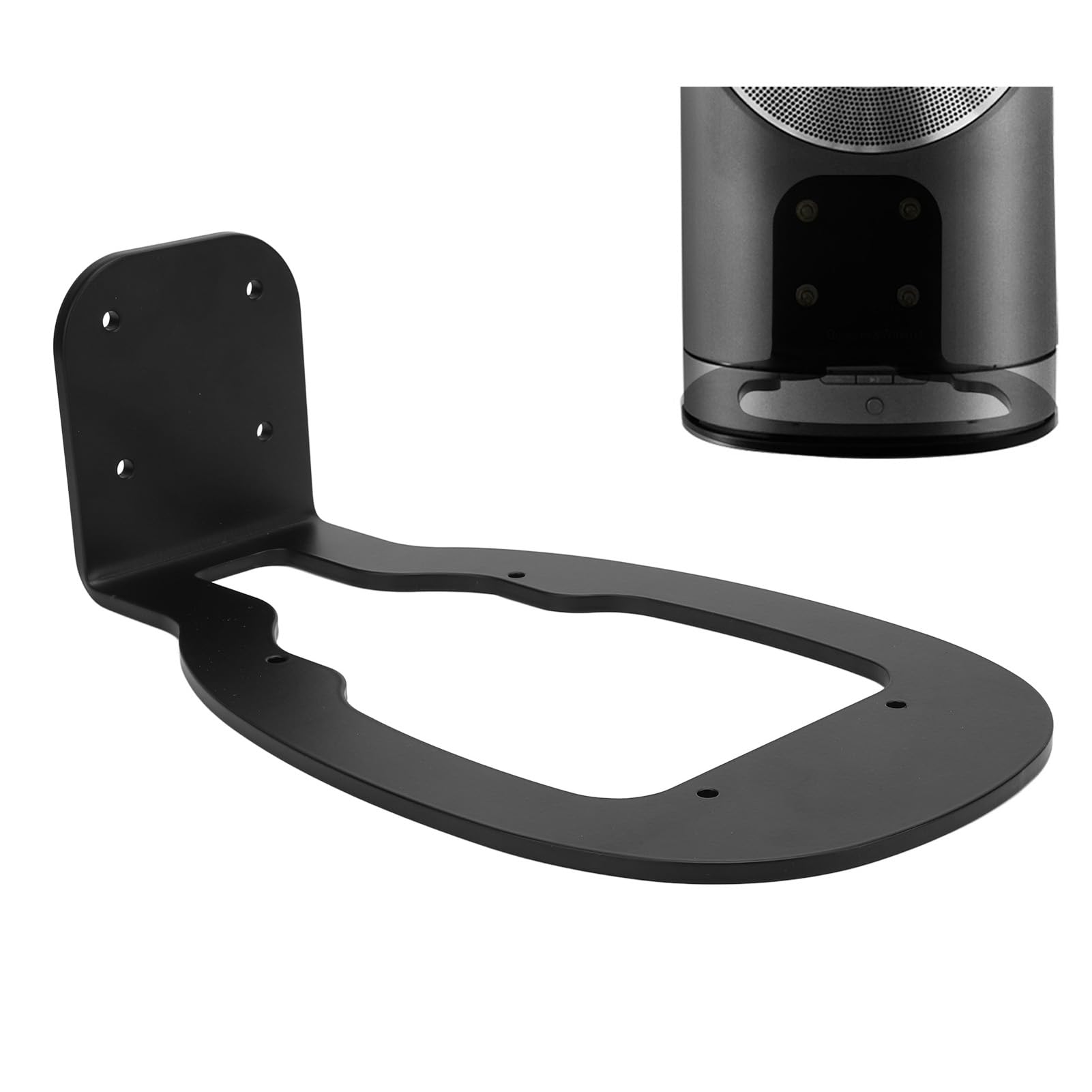 Jiawu Speaker Wall Mounts, Speaker Mounting Brackets, Wall Shelf Speaker Stand with 4 Expansion, Works with Formation Wireless Speaker, Space Saving