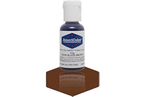 Americolor Soft Gel Paste Food Coloring, Chocolate Brown Net WT. .75oz