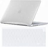 Se7enline 14 inch MacBook Pro Case 2021-2025 Crystal Glitter Bling Hard Shell