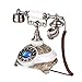 fosa European Antique Phone, Retro Vintage Telephone Phones Classic Desk FSK/DTMF Landline Phone with Real Time & Caller ID Display for Office Home Living Room Decor, Wonderful Gift