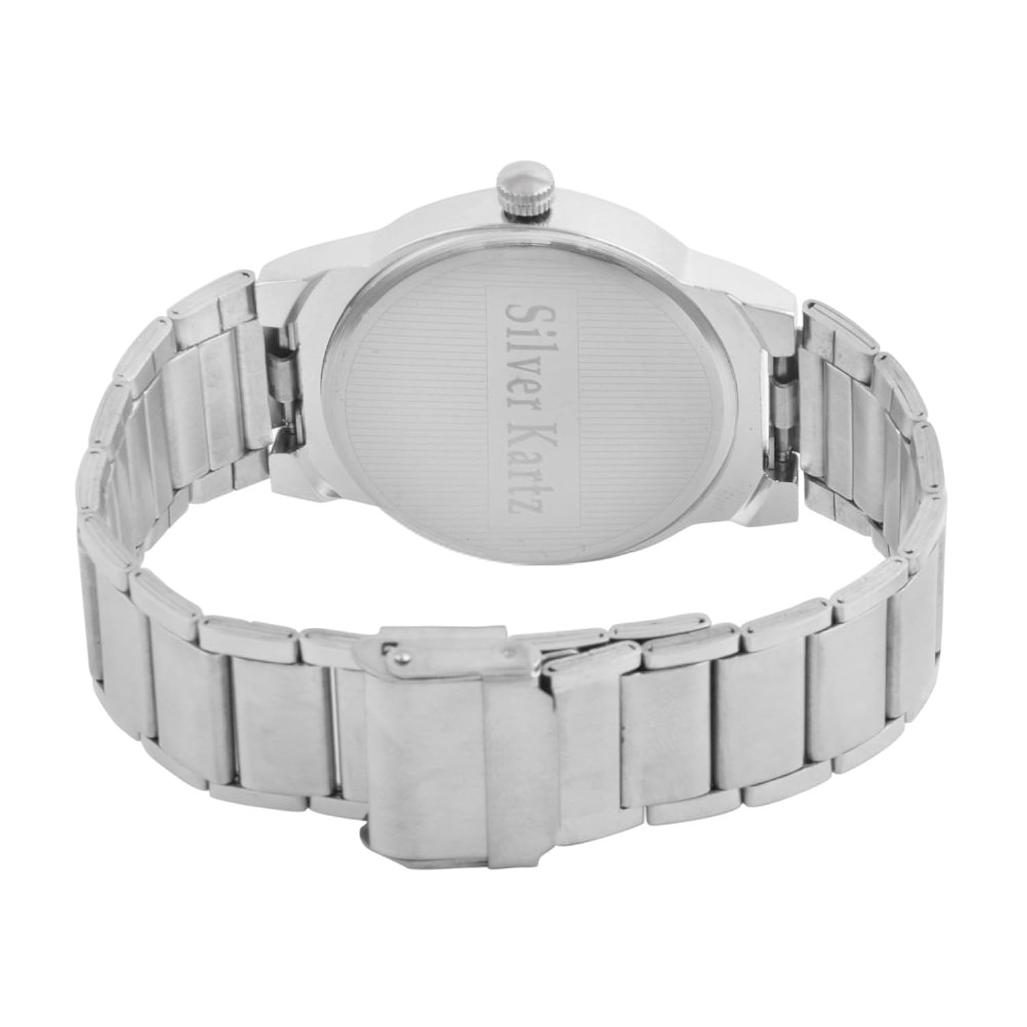 silver kartz analog men's watch (black, silver_wtm-038)