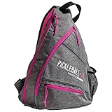 Franklin Sports Pickleball Bag - Official Bag of the US Open - Gray/Pink