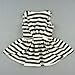 Fitwarm® Comfy Cotton Striped Pet Dress Casual Holiday Dog Shirts Clothes Apparel, Medium