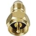 GASPRO Propane Refill Adapter, Fill 1 Pound Bottles from 20lb Tank, Solid Brass Fitting, Easy to Use