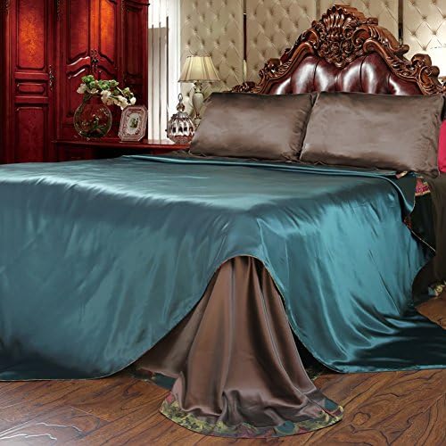 Silk wide seamless sheets/ pure silk bed linen-B 140x200cm(55x79inch)