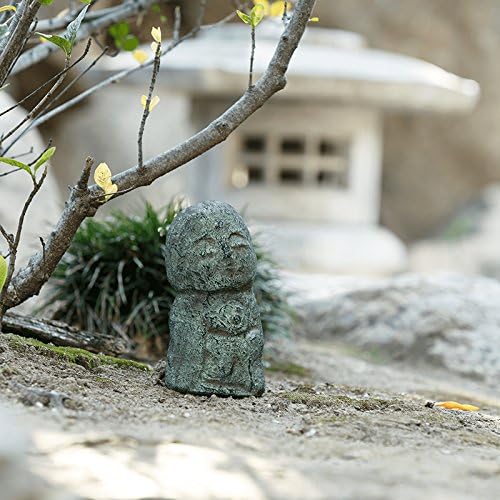 Namaste Jizo Statues Outdoor Statue, Friendly Jizo Japanese Art Garden