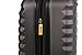 LUCAS Treadlight 20 Inch Carry On Luggage Collection -Expandable Scratch Resistant (ABS + PC) Hardside Suitcase- Lightweight Durable Checked Bag With 4-Rolling Spinner Wheels (20in, Tread Charcoal)