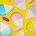Partybus Ice Cream Party Plates Serves 24, 10'' Disposable Paper Plates, Cute Sundae Party Supplies for Kids Boys Girls Toddlers, Birthday Baby Shower Decorations
