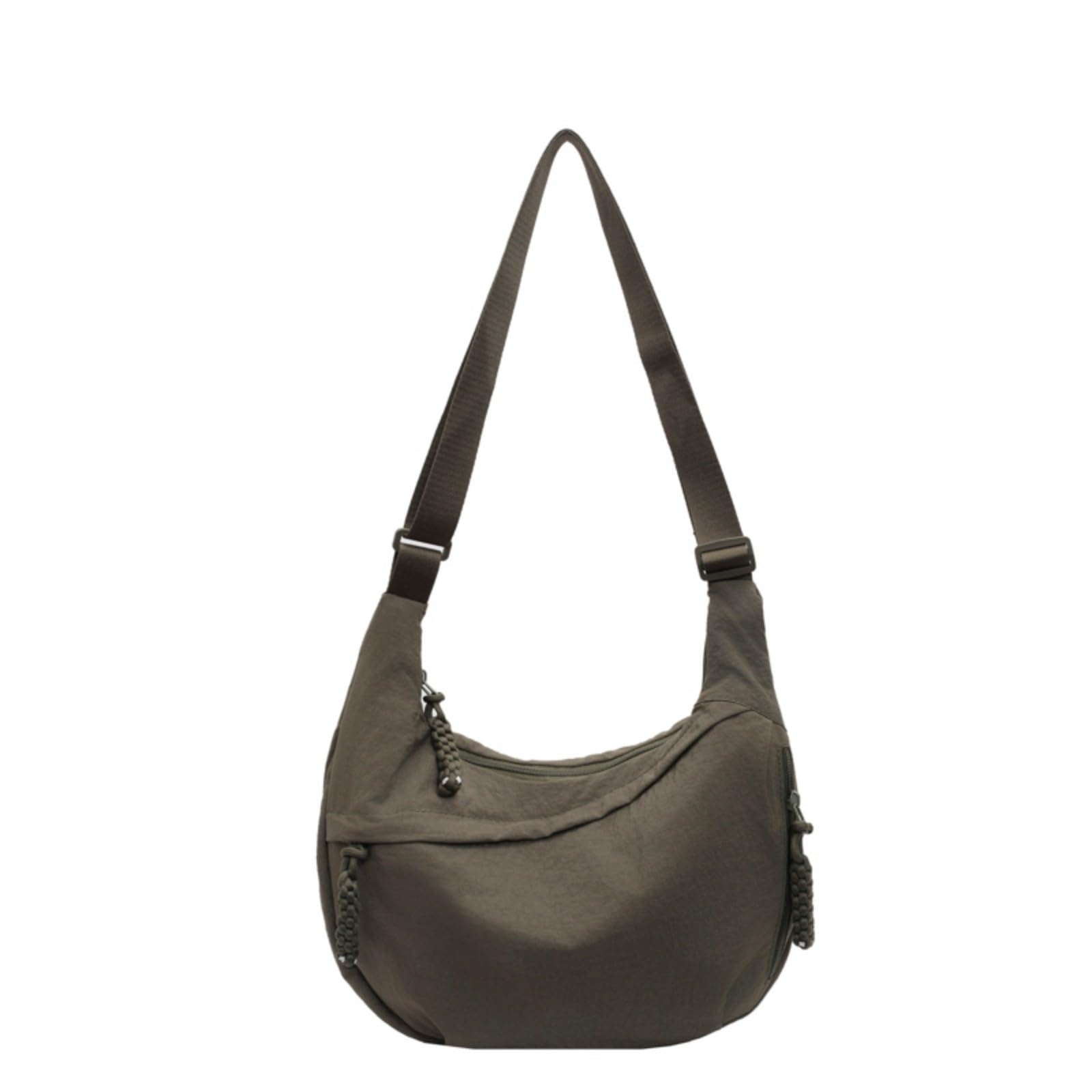 Photo 1 of Hobo Bag for Women Men Nylon Crossbody Crescent Adjustable Shoulder Multi-Pocket Sling Bag