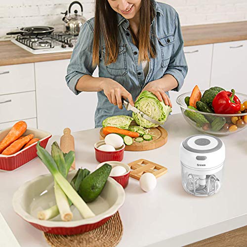 Srinea Electric Mini Garlic Chopper & Garlic Presses,Food Chopper