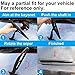 Rear Wiper Blade,ASLAM 12B Rear Windshield Wiper Blades Type-E for Original Equipment Replacement,Exact Fit(Pack of 2)