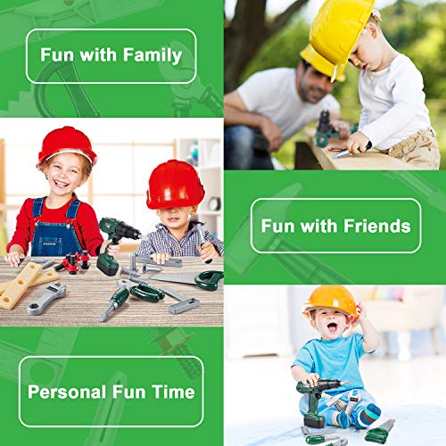 ORRENTE Kids Tool Set, Deluxe Power Toy Tool Set with Motion Function - Thumbnail 4