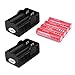 MENGCORE® New 4 pcs/set 18650 battery 3.7V 4200mAh rechargeable liion battery with 2 Dual 18650 Travel Battery Charger US Plug Wall Home Charger 110-240V for Led flashlight Torch