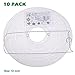 LURICO 10 Packs 12 Inch White Paper Lanterns Round Chinese/Japanese Hanging Ball Lantern Lamps for Birthday Wedding Christmas Parties, Home Decor and Weddings Decorations