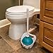 Kleen Freak Antibacterial Toilet Plunger with Holder – Advanced Germ Guard – Maximum Plunging Power