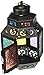 Zings & Thingz 57070827 Colorful Moroccan Candle Lantern, No Size, Black