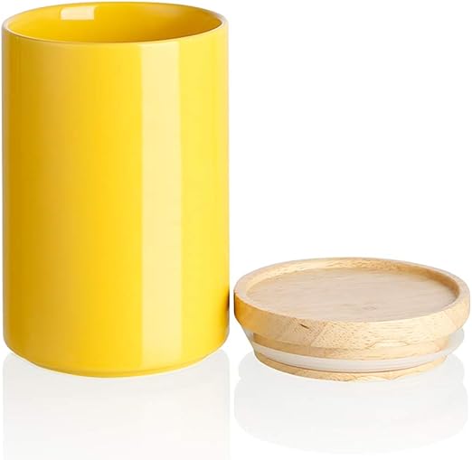 stackable tea coffee and sugar storage jars