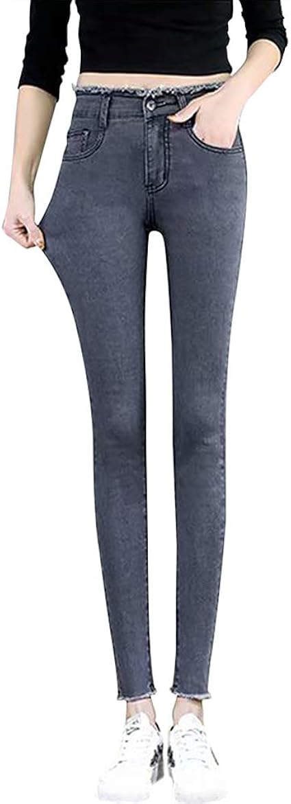 Amazon スキニーパンツ ジーンズ レディース ストレッチ デニム Lujpoir レギンス ハイウエスト ロングパンツ 黑スキニー 美脚 ズボン S Xxxl ジーンズ 通販