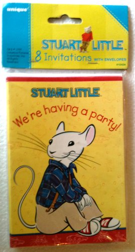 Stuart Little Party Invitation Cards With Envelopes (8 Count)