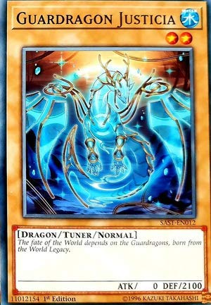 Yu-Gi-Oh! - Guardragon Justicia - SAST-EN012 - Savage Strike - First Edition - Common
