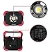 BONASHI 15W Portable LED Work Light Aluminum Body, Cordless Rechargeable Floodlight, 1500Lumens 6000K, Emergency Security Lights with USB Port, Indoor &Outdoor Use for Garage, Camping, Fishing