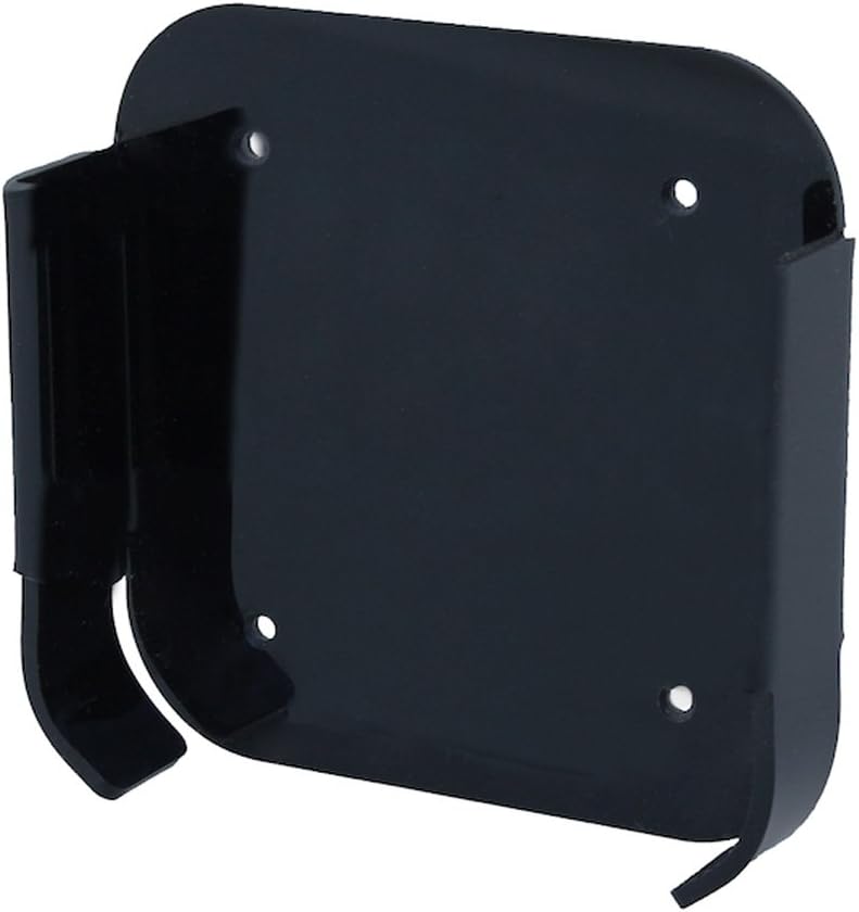 MERES Plastic Hard Wall Mount Shelf Bracket for Apple TV [2nd + 3rd generation]/ Apple Airport Express [2nd generation] - Wall Mount Hanging Holder Including Wall Mount, Dowels and Screws (Black)