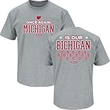 Smack Apparel Ohio State Football Fans. Once Again, Michigan is Our Bichigan 2019 T-Shirt (Sm-5X)