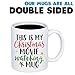 MyCozyCups Christmas Mugs - This Is My Christmas Movie Watching Mug - Funny Cute Jolly Festive 11oz Xmas Cup For Best Friend, Sister, Mom, Girlfriend, Santa Claus Lovers - Holidays Teacup