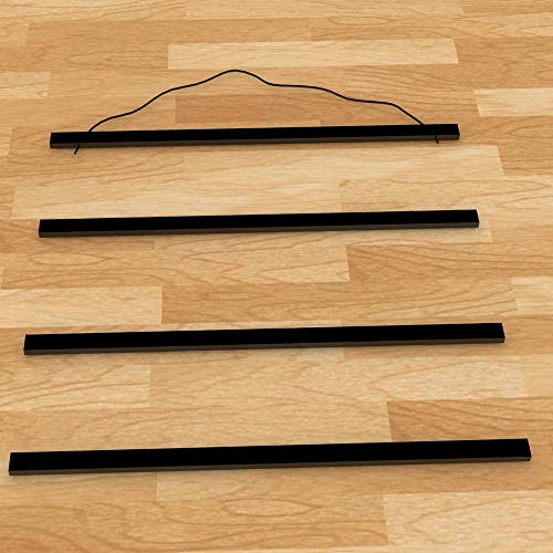 Bailey Magnetic Poster Frame, Large Frames for Posters 70 cm (27 9/16 in) Width, Length Can Be Any Size You Want, Black, 70 cm x 100 cm, 70 x 50 cm - Thumbnail 7