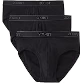 2(X)IST Men's Essential Cotton Contour Pouch Brief 3-Pack