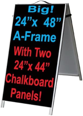 Amazon Com Neoplex 24 X 48 Pvc Sidewalk Sandwich Board A Frame