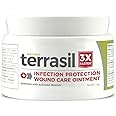 terrasil Wound Care 3X - Wound Healing Ointment, Relief from Bed Sores, Pressure Sores, Ulcers, Blisters, Cuts, Scrapes, & Burns - Hypoallergenic Approved (7 oz)