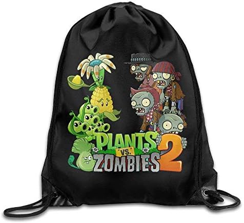 Dhrenvn Plants Vs. Zombies Drawstring Backpack Knapsack Bag