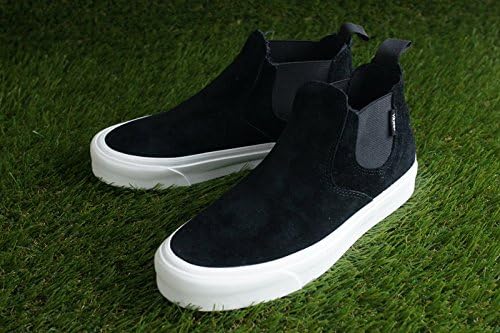 Amazon ザ マテリアル ワールド Vansヴァンズ バンズmid Slip Mteミッドスリップ Mte Scotchgard Blk Blnc D Blnc スコッチガード ブラック ブランドゥブランレディース シューズ サイドゴア 靴 黒 白 ホワイト シューズ バッグ
