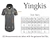 Yingkis Men's Hipster Hip Hop Asymmetric T-Shirt Short Sleeve Side Zipper Hooded Pullover Tshirts