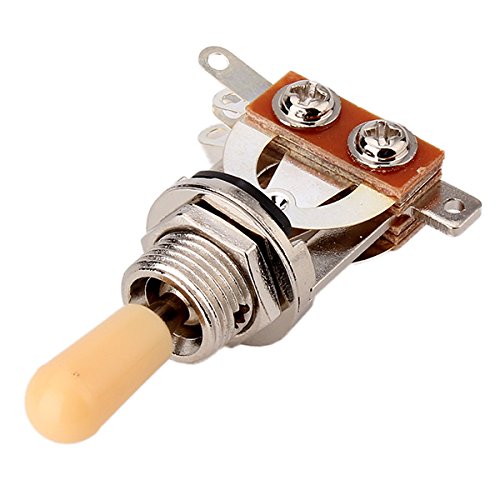 Chrome 3 Way Short Straight Guitar Toggle Switch Pickup Selector for Gibson Epiphone Les Paul Electric Guitar
