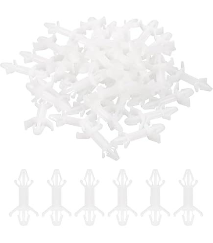 50 Entretoises De Support PCB En Plastique Blanc - Hauteur 10mm - Marque Uxcell