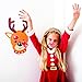 Stickamajigger Stick the Red Nose on the Reindeer Poster Game - Restickable Reusable