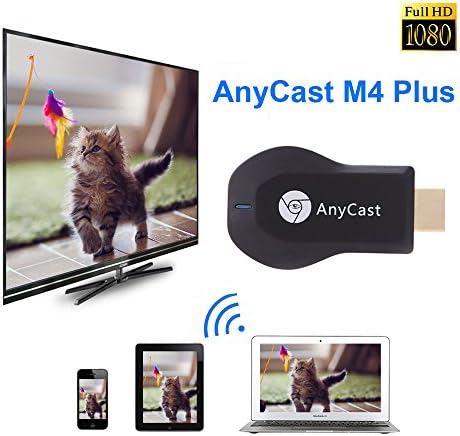 NAMEO AnyCast Wireless WiFi Display Dongle, AnyCast M4 Plus Airplay 1080P Wireless WiFi Display TV Dongle Receiver HDMI TV Stick DLNA Miracast for Android Smart Phones Tablet PC to HDTV