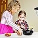 Liberty Imports Fast Food Playset with Cooking Pan and Spatula - 25-Piece Kitchen Pretend Play Toy Set for Toddlers Kids (Cheese Burger, Hotdog, Chicken, Condiments and More)